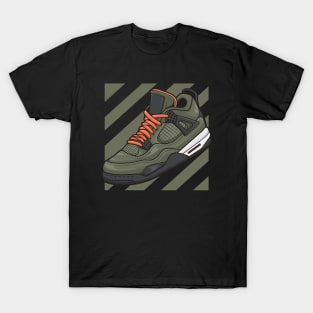 AJ 4 Retro Undefeated Sneaker T-Shirt